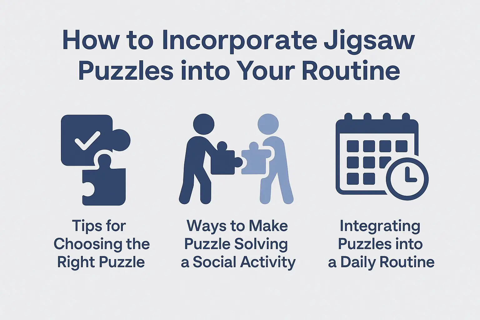 How to Incorporate Jigsaw Puzzles into Your Routine