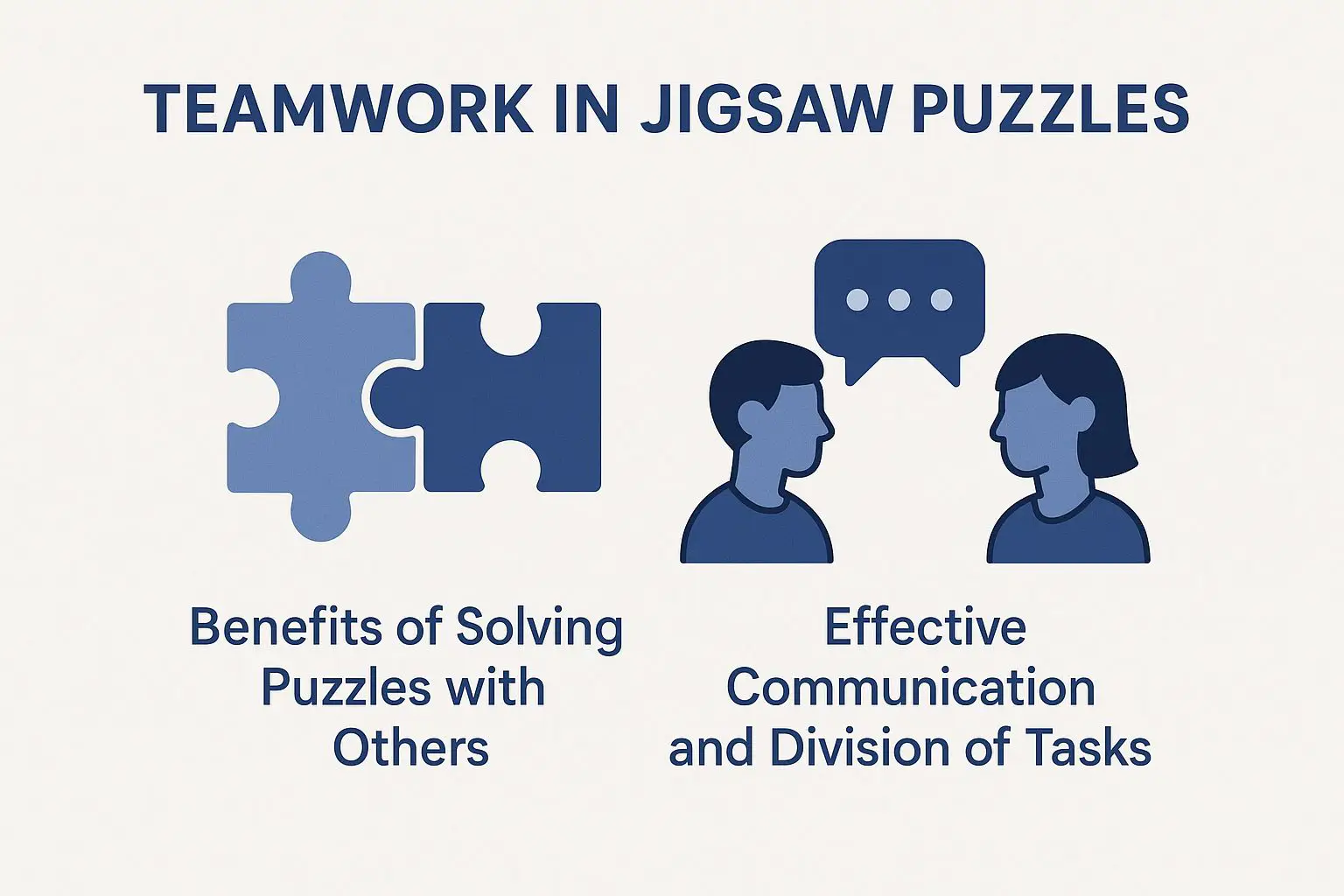 Teamwork in Jigsaw Puzzles
